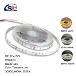 DC12V24V 8mm10mm 60leds 12000K Cool White SMD2835 Led Strip Light for Kitchen