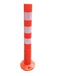 30" Plastic Road Safety Control Spring Post Traffic Barrier Post