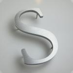 Decorative Stainless Steel 3D Metal Letters Lobby Signs For Business