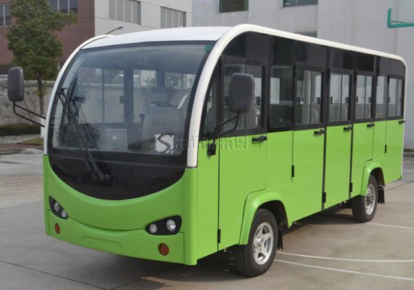 Steel Frame Electric Sightseeing Bus Golf Cart Shuttle 30km/H Maximum Travel