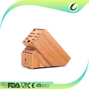 Quality kitchen knife magnetic bamboo knife block wholesale