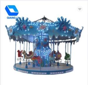 Quality Luxury Theme Park Carousel / Portable Merry Go Round Ride For Kiddie Ride wholesale
