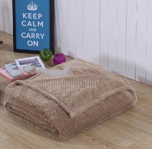 Quality Soft Queen Size Flannel Blanket For Adults Anti - Allergic Solid Plain Color wholesale