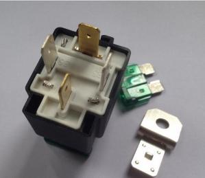Quality Automobile relay with the fuse 4Pin 12V/30A Relay Normally open type Car part wholesale