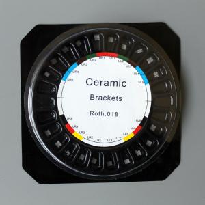 Quality 3 Roth Ceramic Dental Braces Good Persistent Strength Comfortable Feeling wholesale