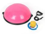 PVC Gym Half Balance Ball Yoga Balance Ball Half With Resistance Bands Foot Pump
