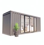Hotel 20ft Modular Prefabricated Container House with Big One-Sided Glass