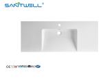 Large Size SW6036-1220 Top Quality Stone Resin Basins Rectangle Shape Glossy
