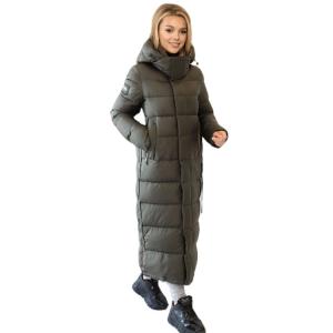 Quality FODARLLOY Ladies Warm Hooded Solid Color Cotton-padded Clothes Women Long Down Winter Slim Jackets wholesale