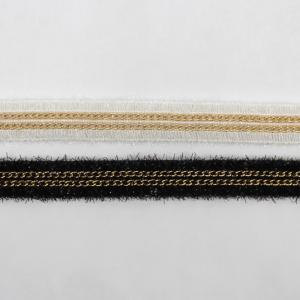 Quality Home Textile Metallic Fringe 2cm Crochet Lace Ribbon wholesale