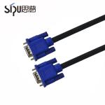 2M VGA Monitor Cables 3+2 Male To Male Vga Cable With Blue Plug