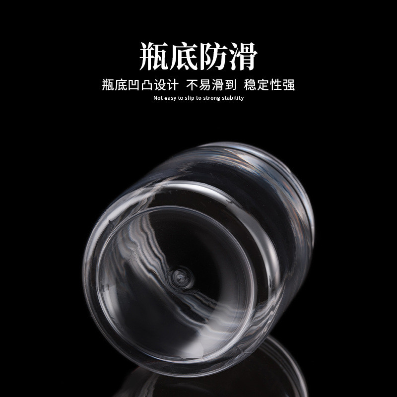 900ml Food Grade PET Plastic Container Jars For Butter Honey Jams With Screw Top Lid