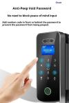 Glass Smart Door Lock Office Glass Door Locks sliding glass door safety lock
