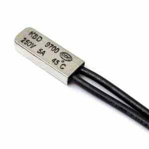 Quality ksd9700 PCB board thermal fuse 250V/5A 40-180C UL VDE RoHS wholesale