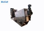 0.8KW Stainless Steel Screw Filter Press Machine Screw Type Sludge Dehydrator