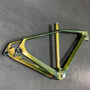 Quality Chameleon Color Orange T1000 Carbon MTB Frame Disc Brake 27.5 Mountain Bicycle Carbon Frame wholesale