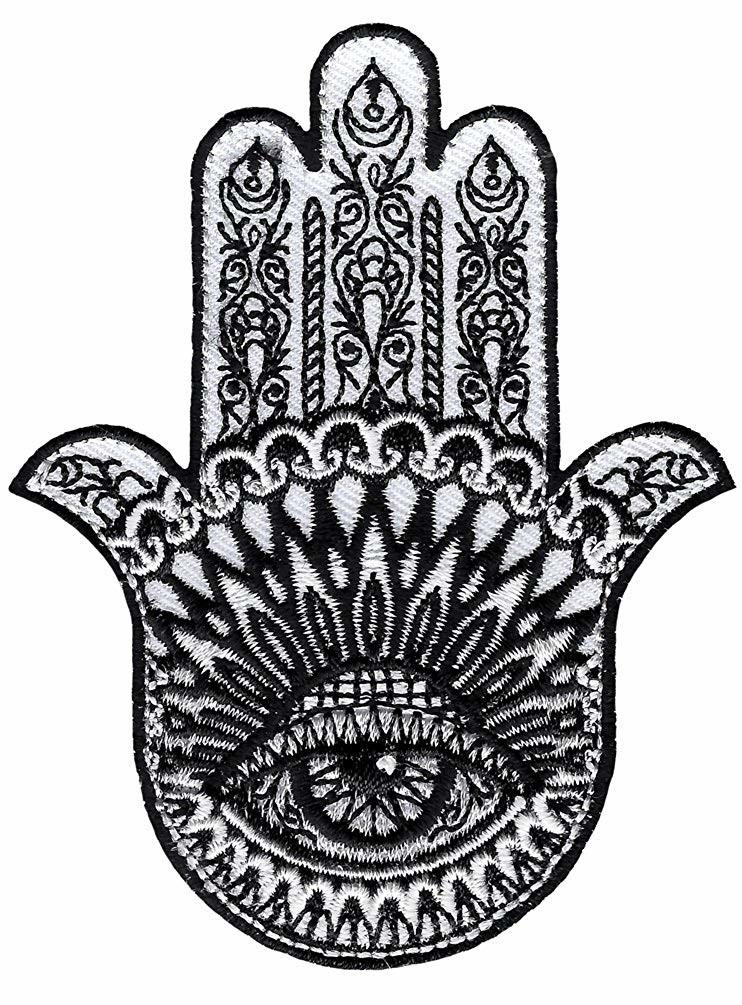 Woven Dog Shape Embroidered Sew On Badges Round Iron On Embroidered Patches