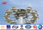 HDG Painting 70M High Mast Pole with Lifting System for Plaza Lighting