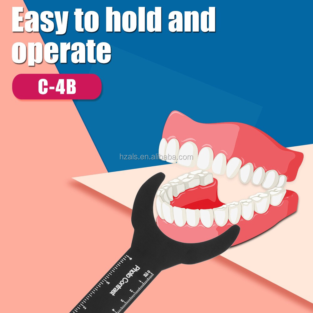 ISO 9001 2008 Certified Black Aluminum Magnesium Alloy Dental Contrast Board Perfectly Suited for Intraoral Photography