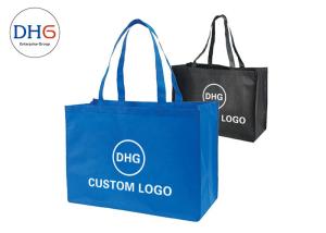 Quality Large Weight Capacity Non Woven Tote Bags Promotional Glossy Lamination wholesale