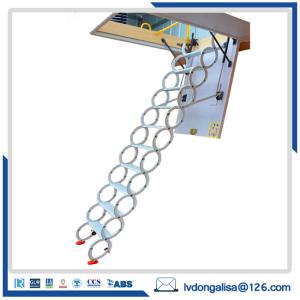 Quality ISO9001 Domestic Invisible 200kg Telescopic Loft Ladder wholesale