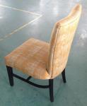 wooden frame fabric/PU dining chair DC-0008