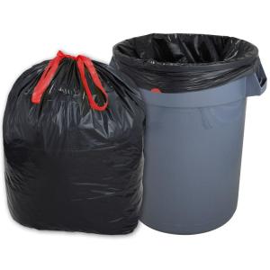Quality 120L Black Star Seal Bags Trash Bag Can Liner Heavy Duty wholesale