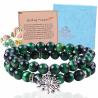 Buy cheap Handmade Round Green10mm Tiger Eye Bead Bracelet Crystal Healing from wholesalers