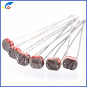 Quality 5mm Series GM5549 CDS Photoresistor Bright Resistor 100-200KΩ 10Lux For Indoor Light Control wholesale