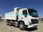 Large 6×4 Heavy Duty Dump Truck With 400L Fuel Tanker 24V Electric System