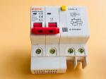 2P 25a RCBO Circuit Breaker Red Copper / 400V Din Rail Circuit Breaker