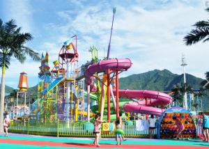 Quality 1 Year Warranty Aqua Playground Children / Adults Equipment Water Slide wholesale