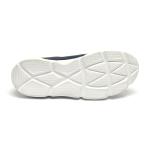 Breathable Navy Lace Up Anti Odor Mens Soft Leather Shoes