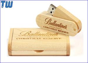 Quality Bulk Cheap Natural Wood 64GB Thumb Drive Flash Device 3D Laser Logo wholesale