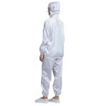 98% Conductive PE SMS Dust Free ESD Cleanroom Coverall