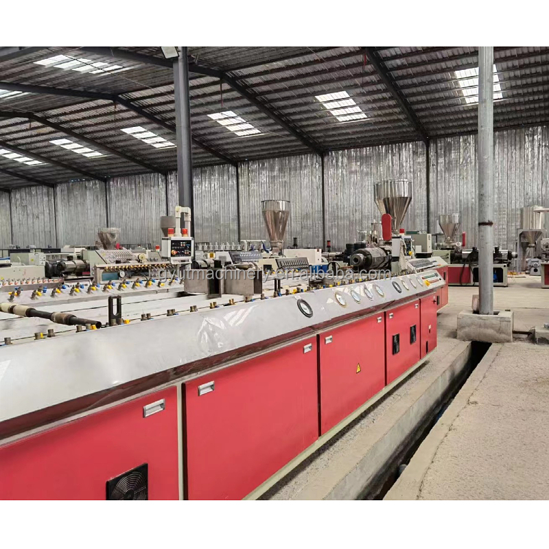 65/132 Twin Cone Pipe Making Machine Second Hand 20mx2.5mx2.2m for Plastic Processing