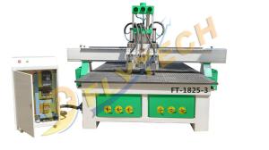 Quality New Multihead woodworking machine with three air coolen spindles wholesale