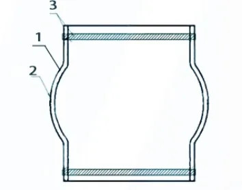 Customized Acid Alkali High Temperature Resistant Clamp Type Flexible Rubber Joint Pipeline Shock Absorber