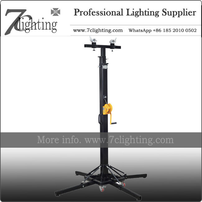6 Meter Heavy Duty Winch-up Lighting Stand Truss Elevator Tower (150KG)