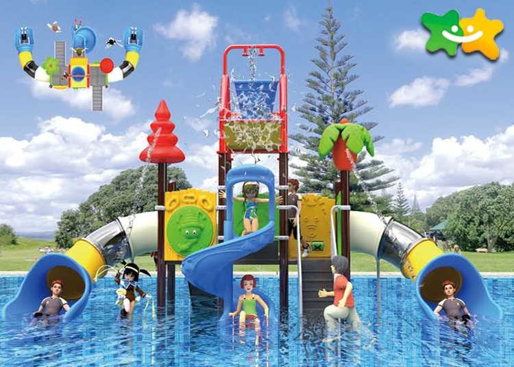 830*610*420cm Children'S Outdoor Water Slides 3-15 Years Old Customizable