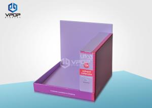 Quality Eyelash Lipstick Cosmetic Countertop POS Foldable Cardboard Display wholesale