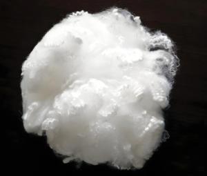 Quality GRS Certified Recycled PA6 Fiber 4D×76mm Raw White wholesale