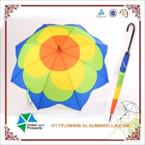 Quality BSCI J handle Straight Windproof Golf Umbrellas wholesale