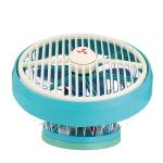 Blue 8 Inch Oscillating 24V Car Fan