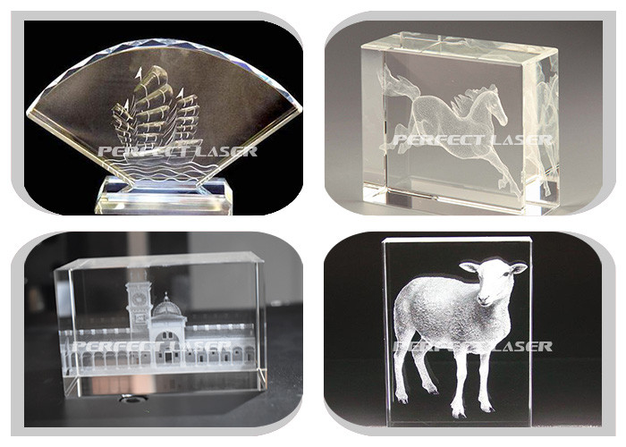 High Stability 3D Laser Glass Engraving Machine With Air Cooled System