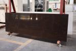 Kitchen Countertop Solid Surface Artificial Quartz Stone Black Mirror Color