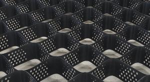 Quality Plastic Driveway HDPE Gravel Grid Geocells For Road Soil Stabilization Retaining Walls wholesale