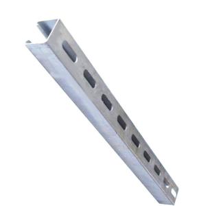 Quality Q235 Section Steel Galvanized Metal Strut Channel Parallel Plunge Fiberglass C Channel wholesale
