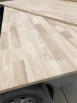 Rubber Wood Finger Jointed Solid Wood Planks Width 100-1220mm for Indoor