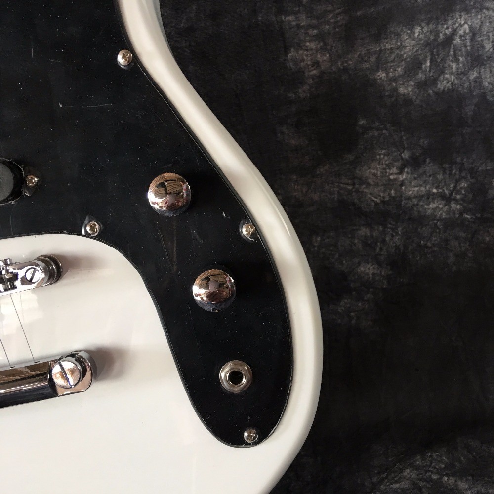maple Scalloped Fingerboard Vintage white Yngwie Malmsteen Guitar Big Head ST Electric Guitar